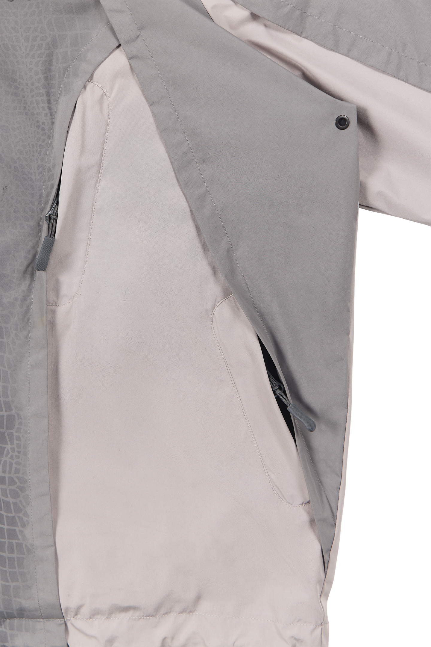 Water Reactive Reptile Jacket Grey