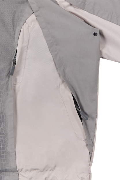Water Reactive Reptile Jacket Grey