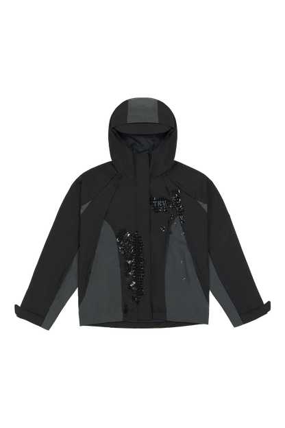 Water Reactive Reptile Jacket Black