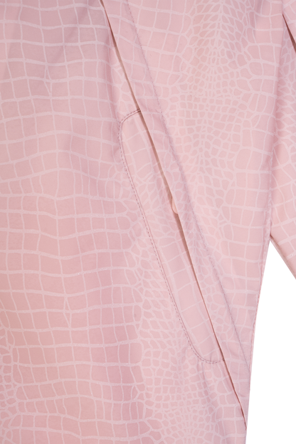 Water Reactive Reptile Jacket Pink