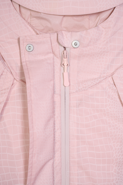Water Reactive Reptile Jacket Pink