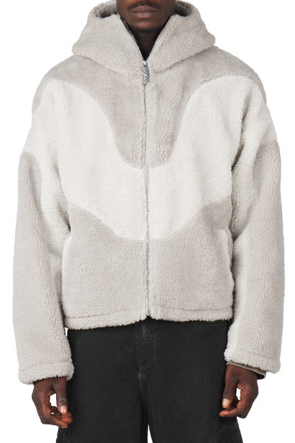 Stone Grey Fleece Jacket