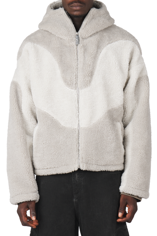 Stone Grey Fleece Jacket