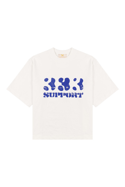 White Support Tee