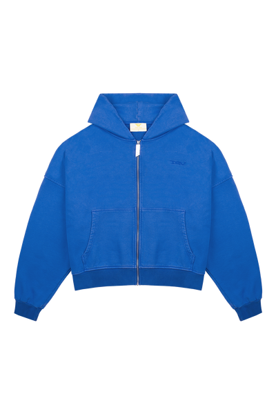 Blue Logo Zip Hoodie – Trendt Vision Blue Logo Zip Hoodie – Trendt Vision