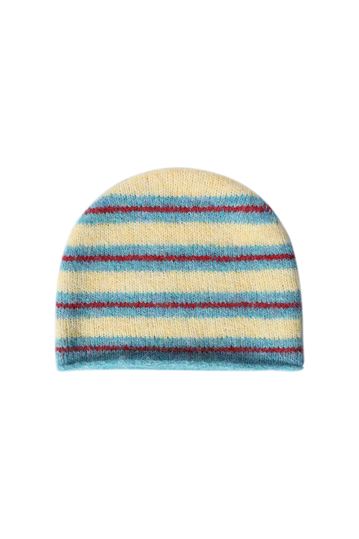 Striped Beanie Yellow
