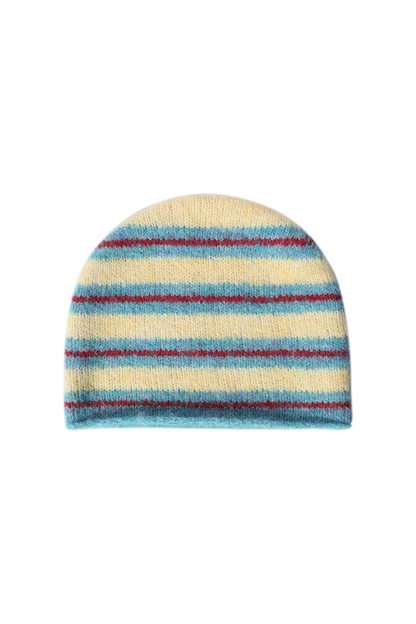 Striped Beanie Yellow