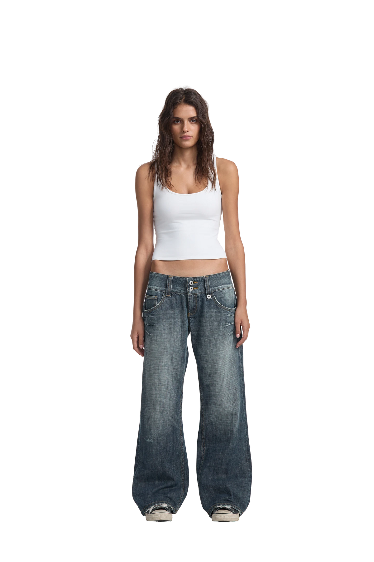 WMNS Memory Fade Low Rise Jeans