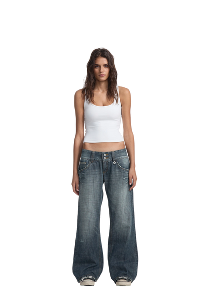 WMNS Memory Fade Low Rise Jeans