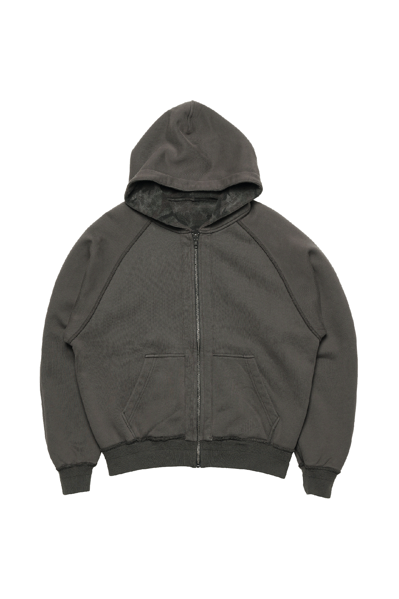 Reversible Camo Zip-Hoodie Stone