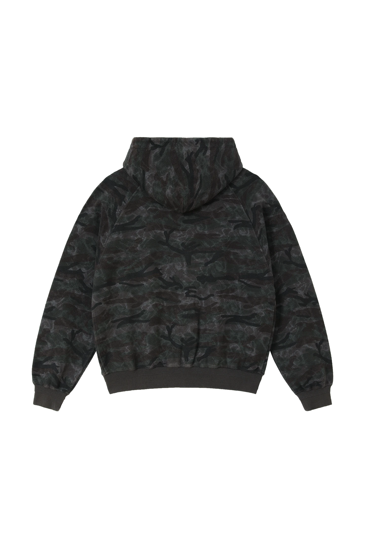 Reversible Camo Zip-Hoodie Stone