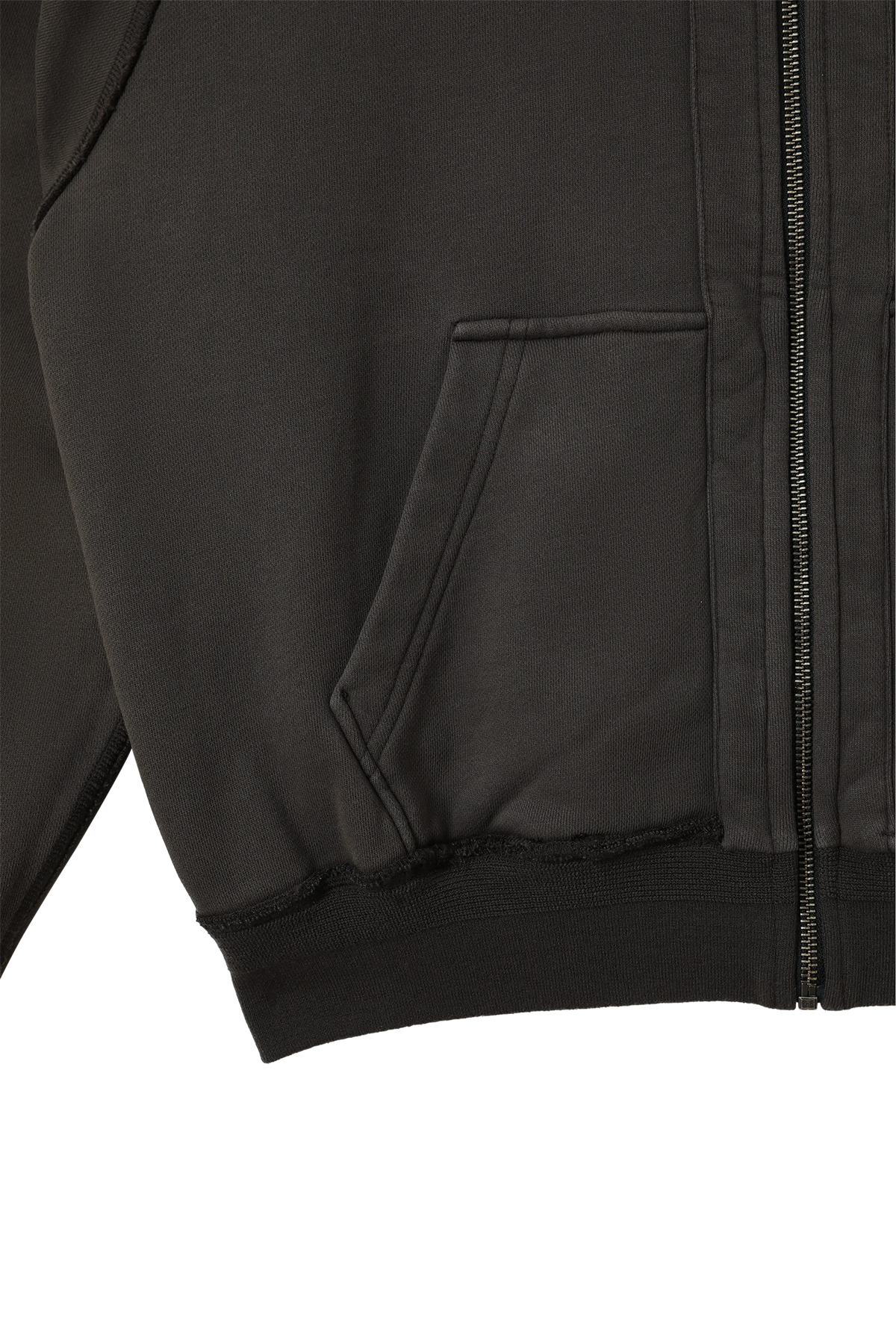 Reversible Camo Zip-Hoodie Stone