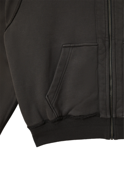 Reversible Camo Zip-Hoodie Stone