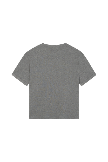 Ribbed Slim Tee Anthracite