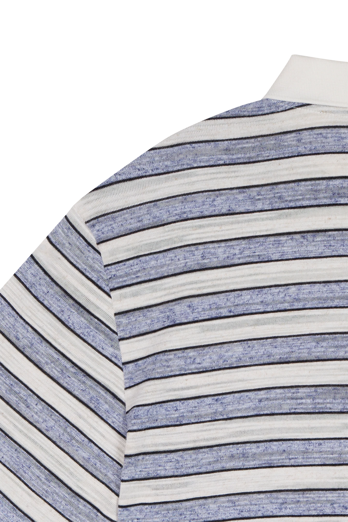 Striped Polo Shirt Light Blue