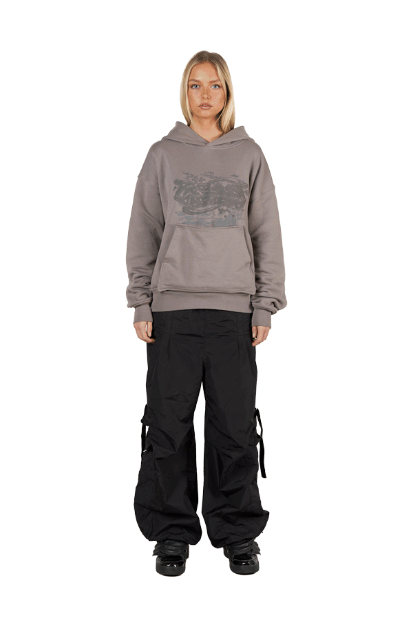Double Layered Hoodie Stone