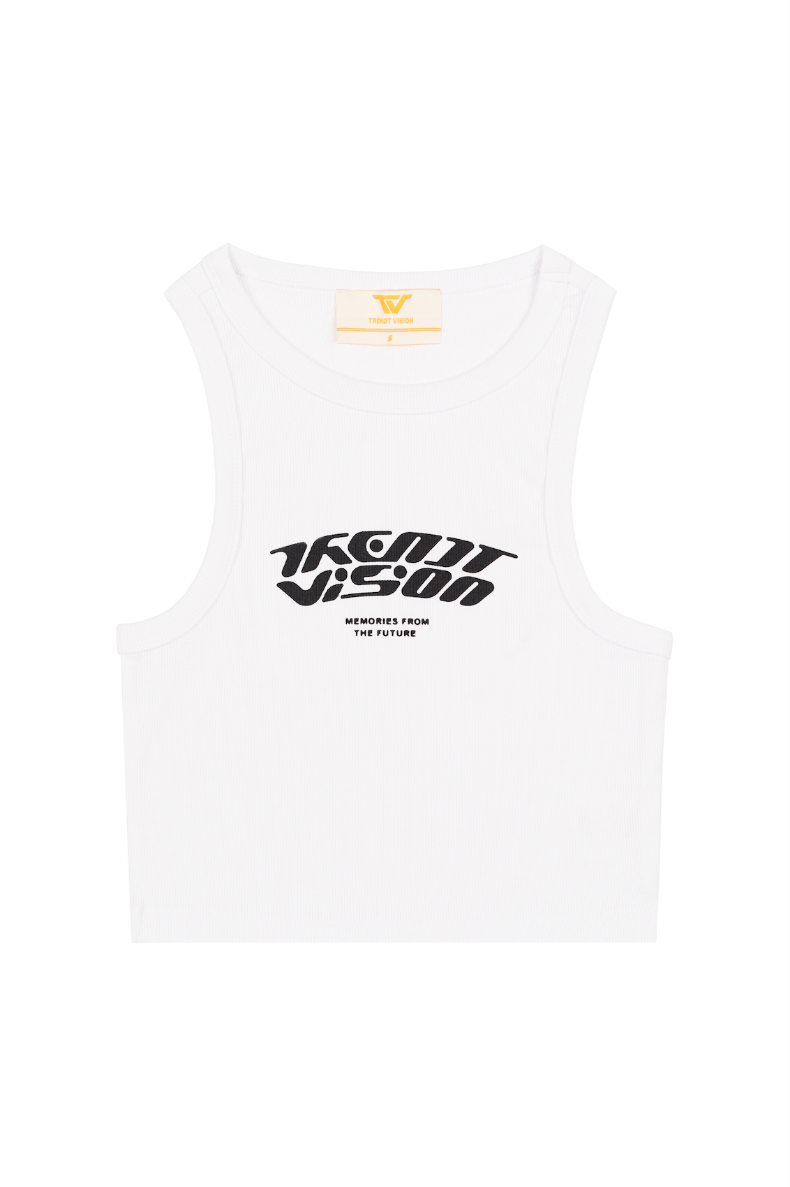 Cropped Tank Top Black