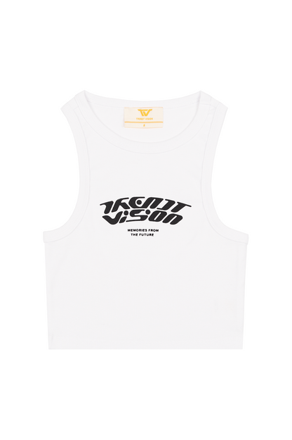 Cropped Tank Top Black