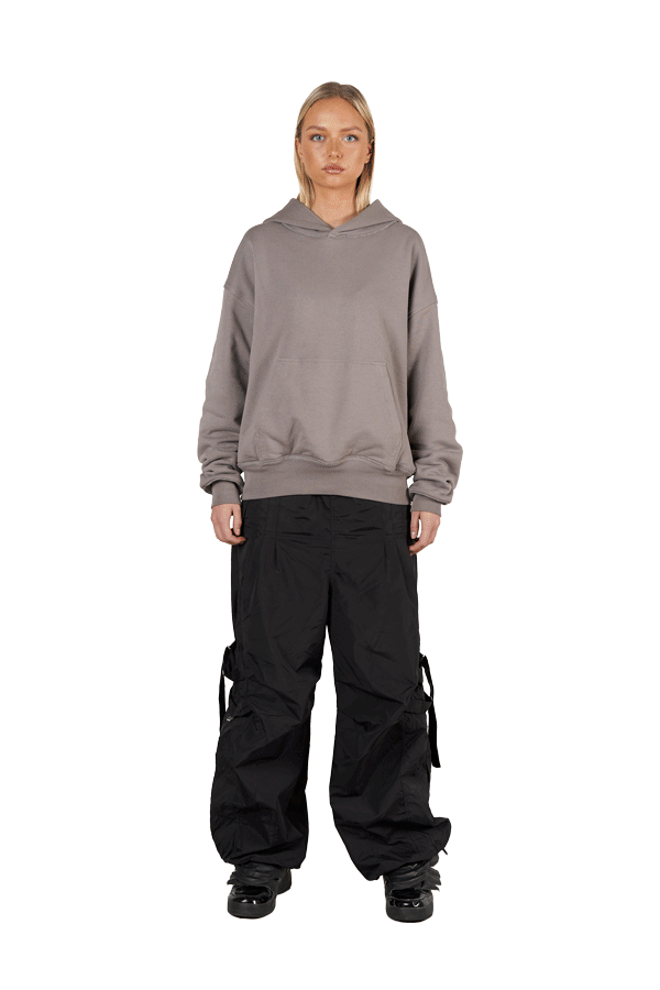 Double Layered Hoodie Stone
