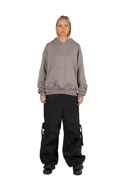 Double Layered Hoodie Stone