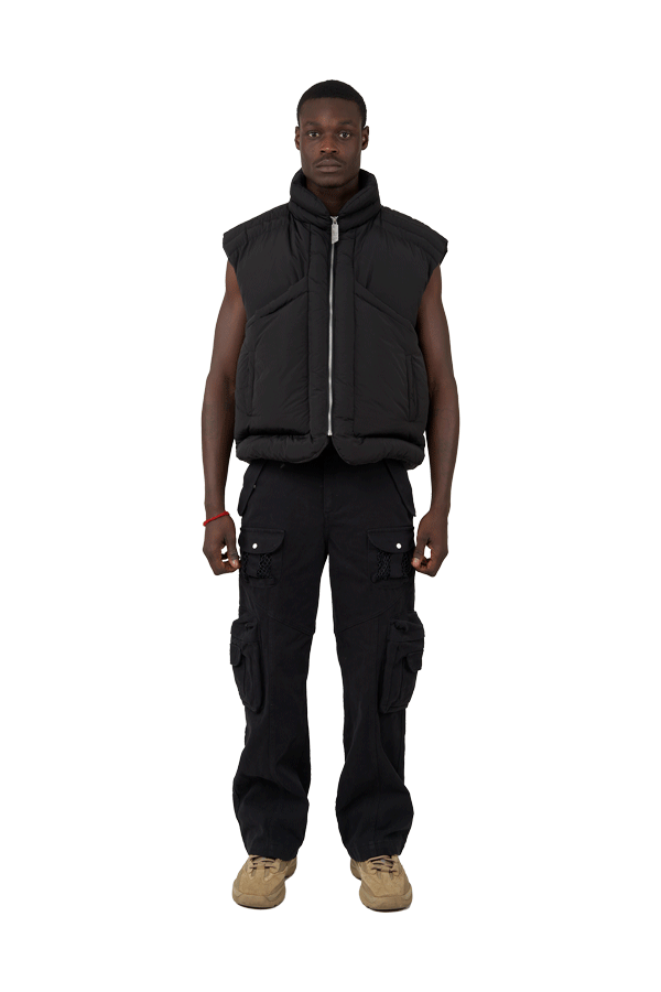 Black Puffer Vest