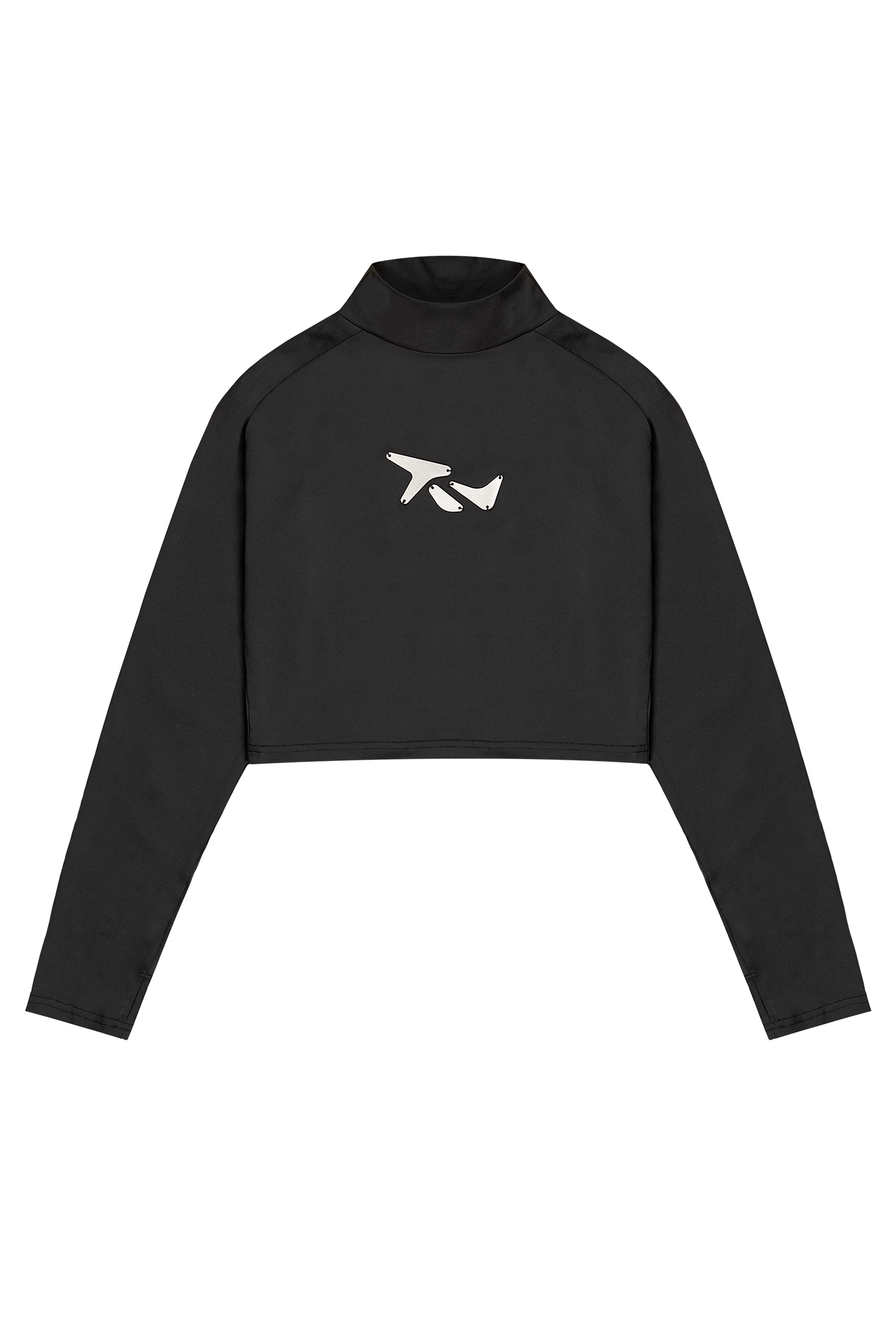 Metal Logo Cropped Top