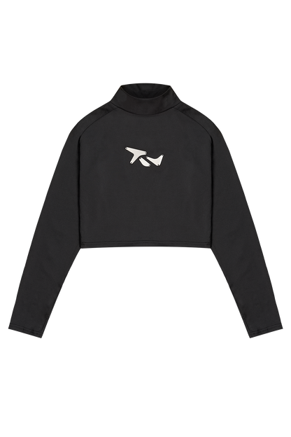 Metal Logo Cropped Top