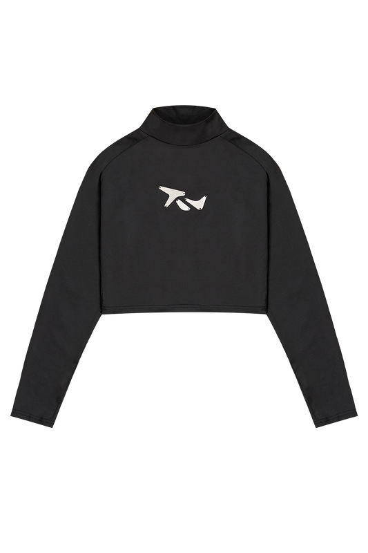 Metal Logo Cropped Top