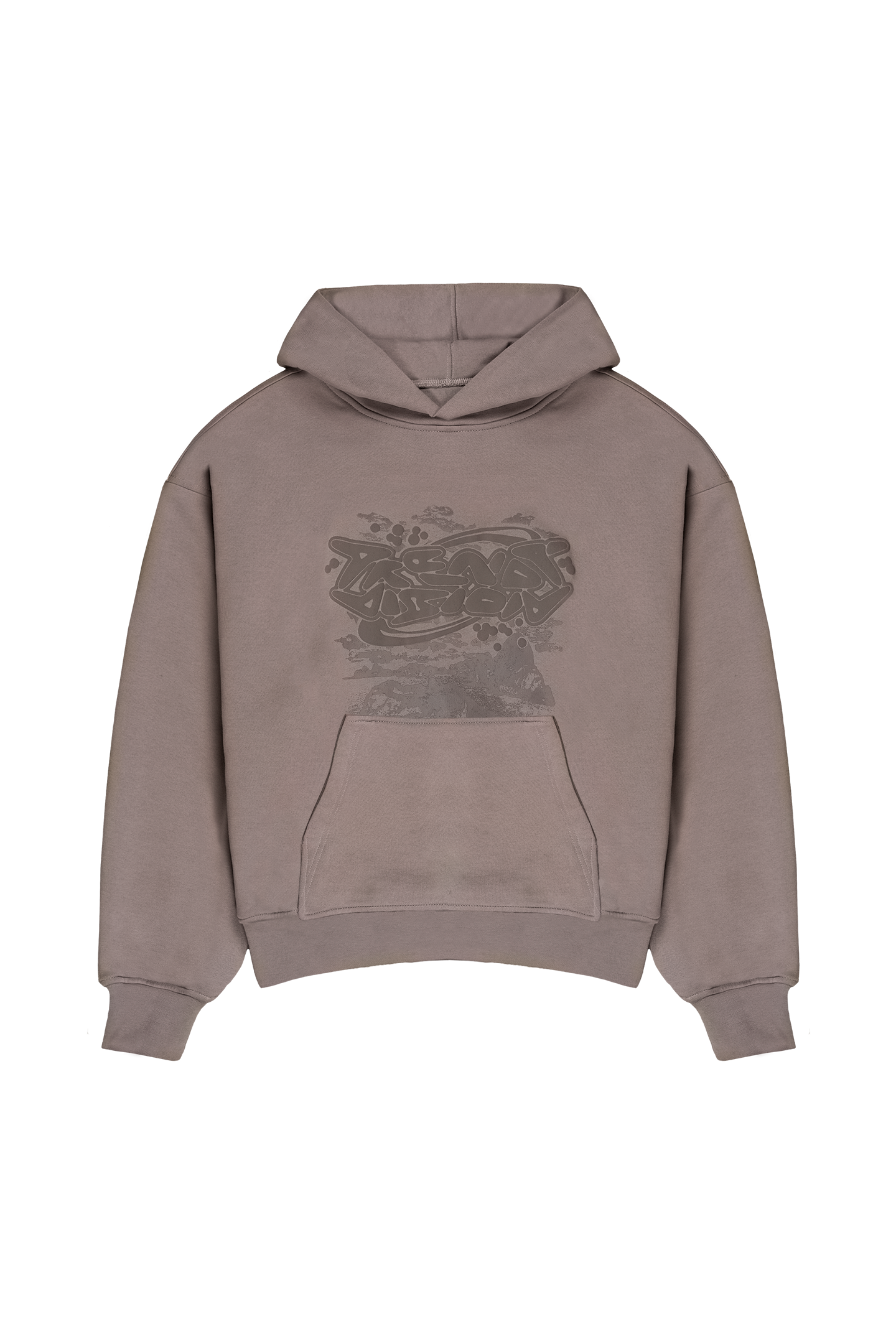 Double Layered Hoodie Stone
