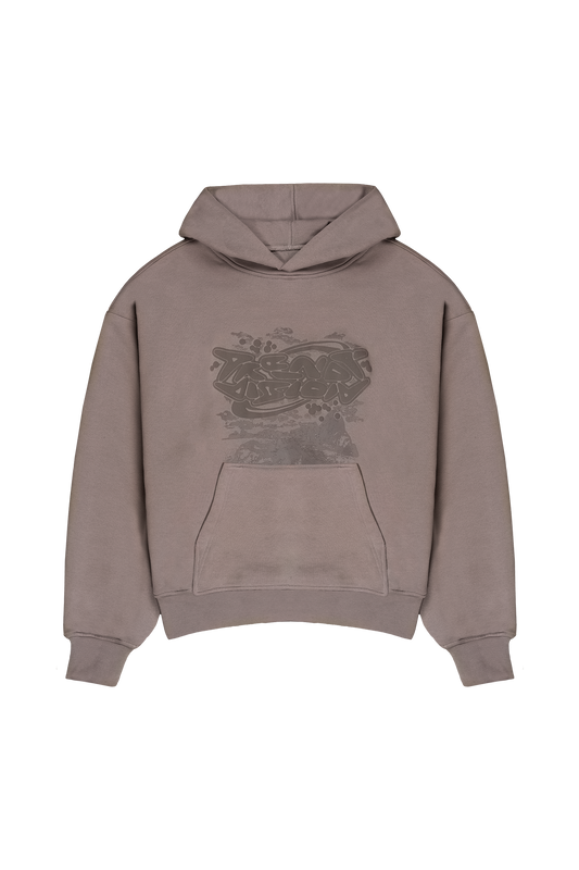 Double Layered Hoodie Stone