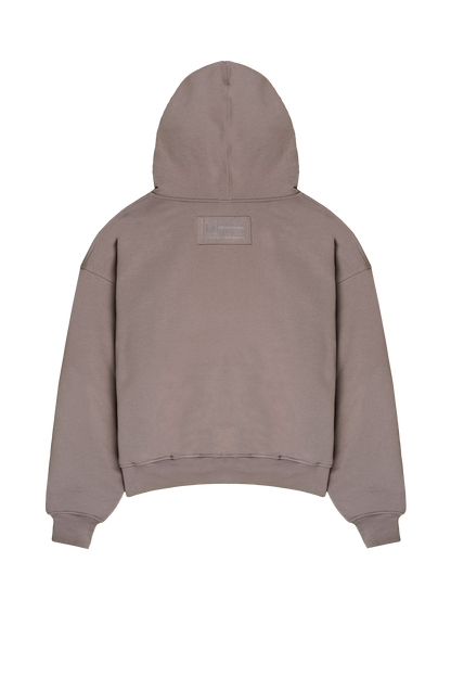 Double Layered Hoodie Stone